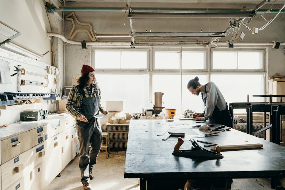Atelier de menuiserie et travail du bois